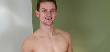 Hunky Straight Joel Shows Off His Thick Uncut Cock & Muscular Body