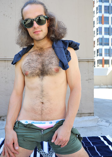 Naked out on the roof with Reece Anderson